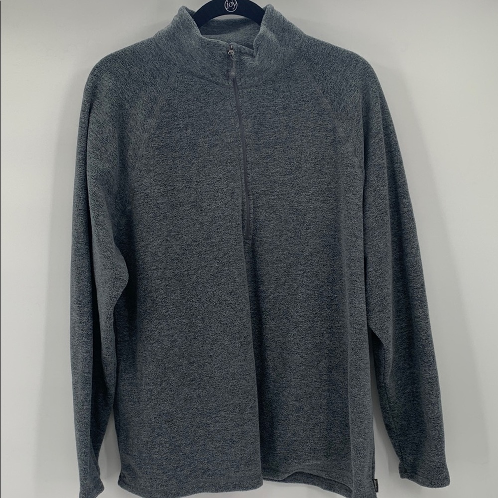 Eddie Bauer Ultra Soft Fleece 1/4 Zip Long Sleeve Pullover - Size XXL